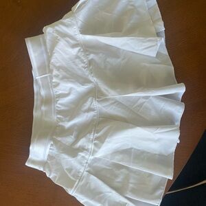 Nike Tennis White Mini Skirt Preppy Athleisure